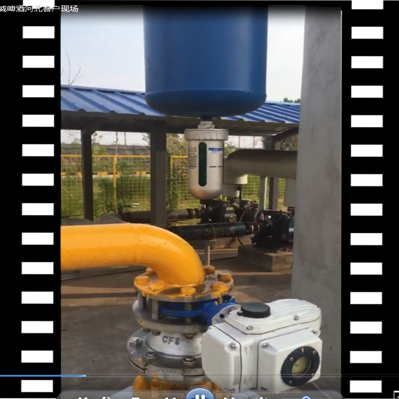 石家庄百威啤酒生产基地，空压机系统DN80草莓视频APP在线下载视频